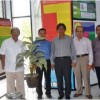 Tim Reviewer Saat Melihat Poster Penelitian Dosen Uniku di Gedung Rektorat